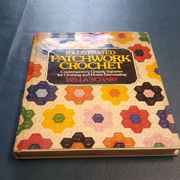 Illustrated Patchwork Crochet Book by Bella Scharf - Picture 1 of 5